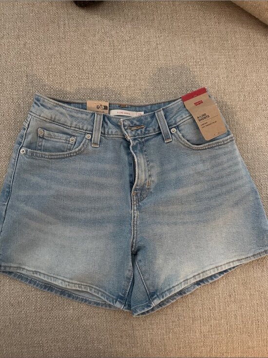 Pants - High-Rise A-Line Shorts